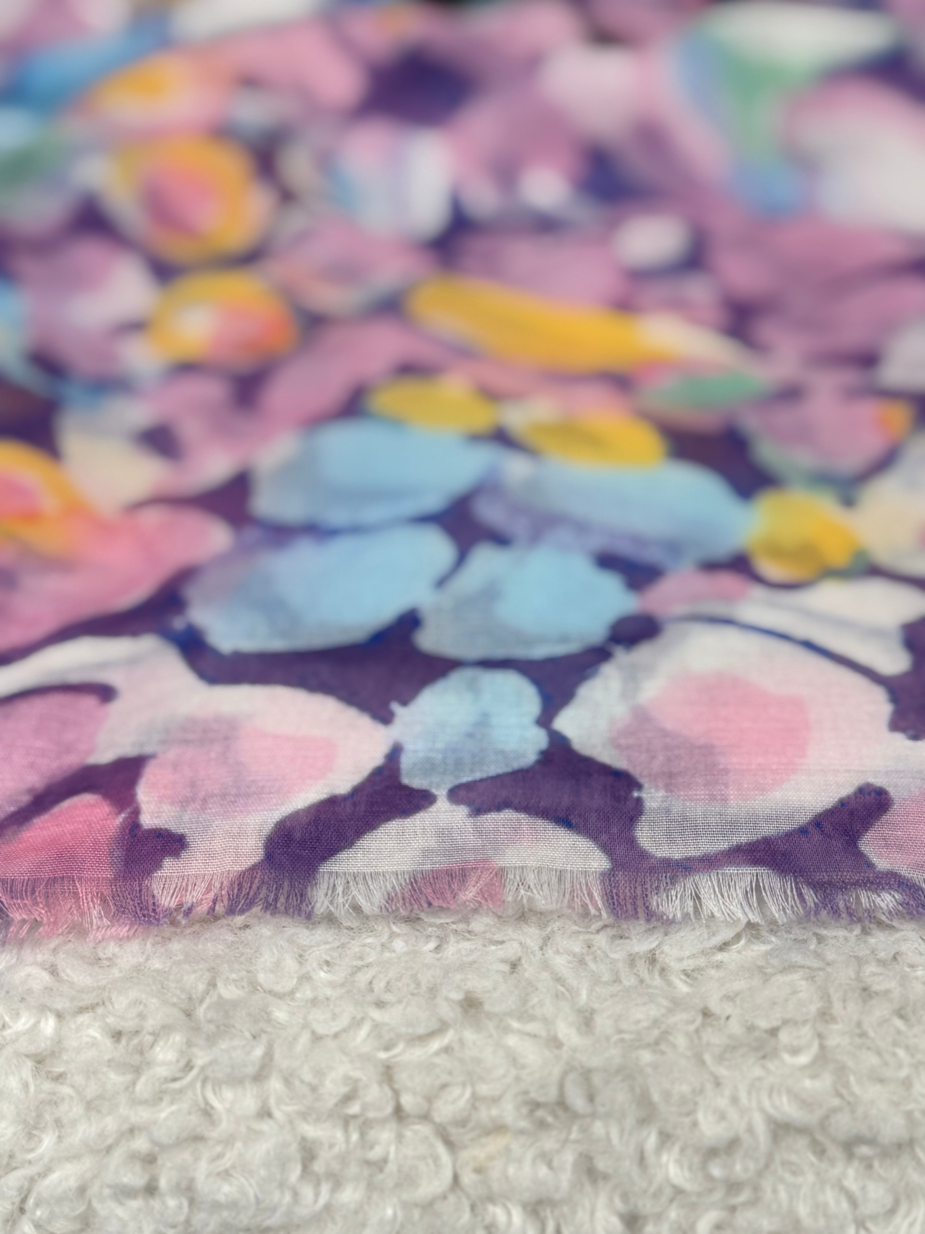 No Name Scarf Pink Multi