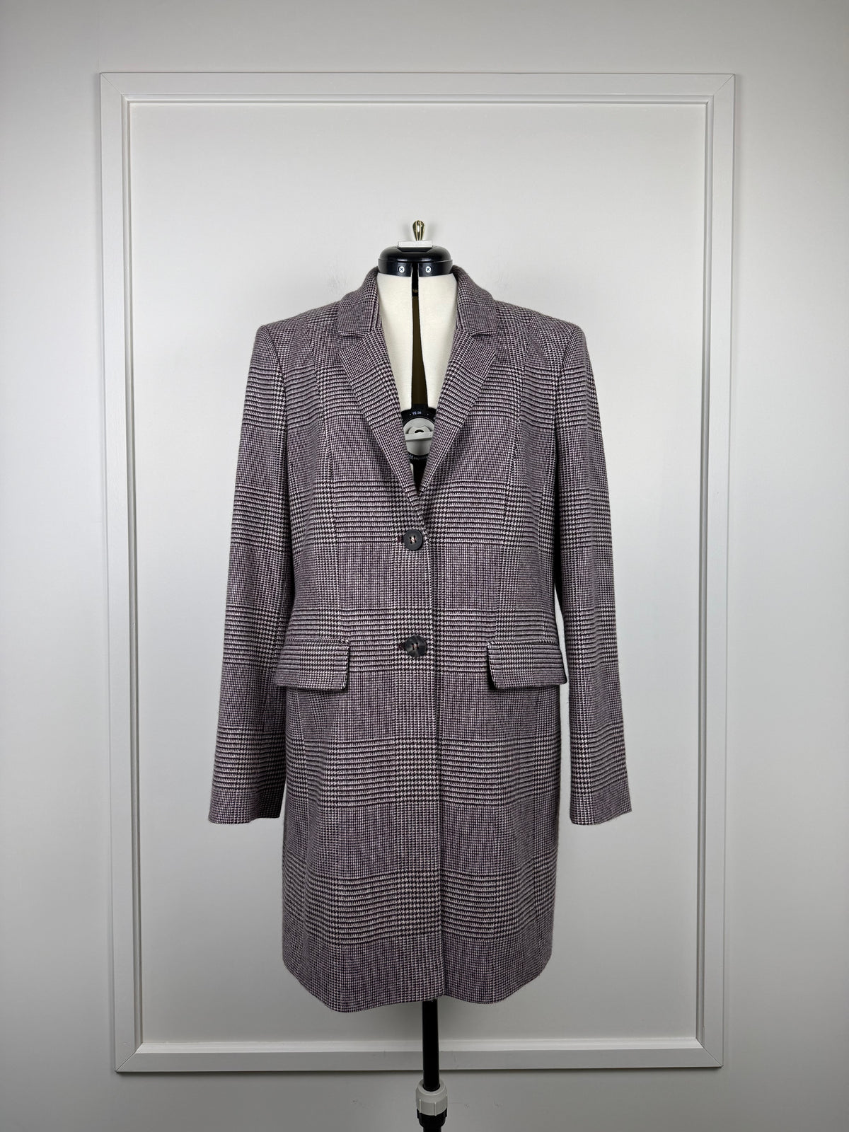 Barbara Lohmann Cashmere Blazer Bordeaux Multi Sz. 40 DE