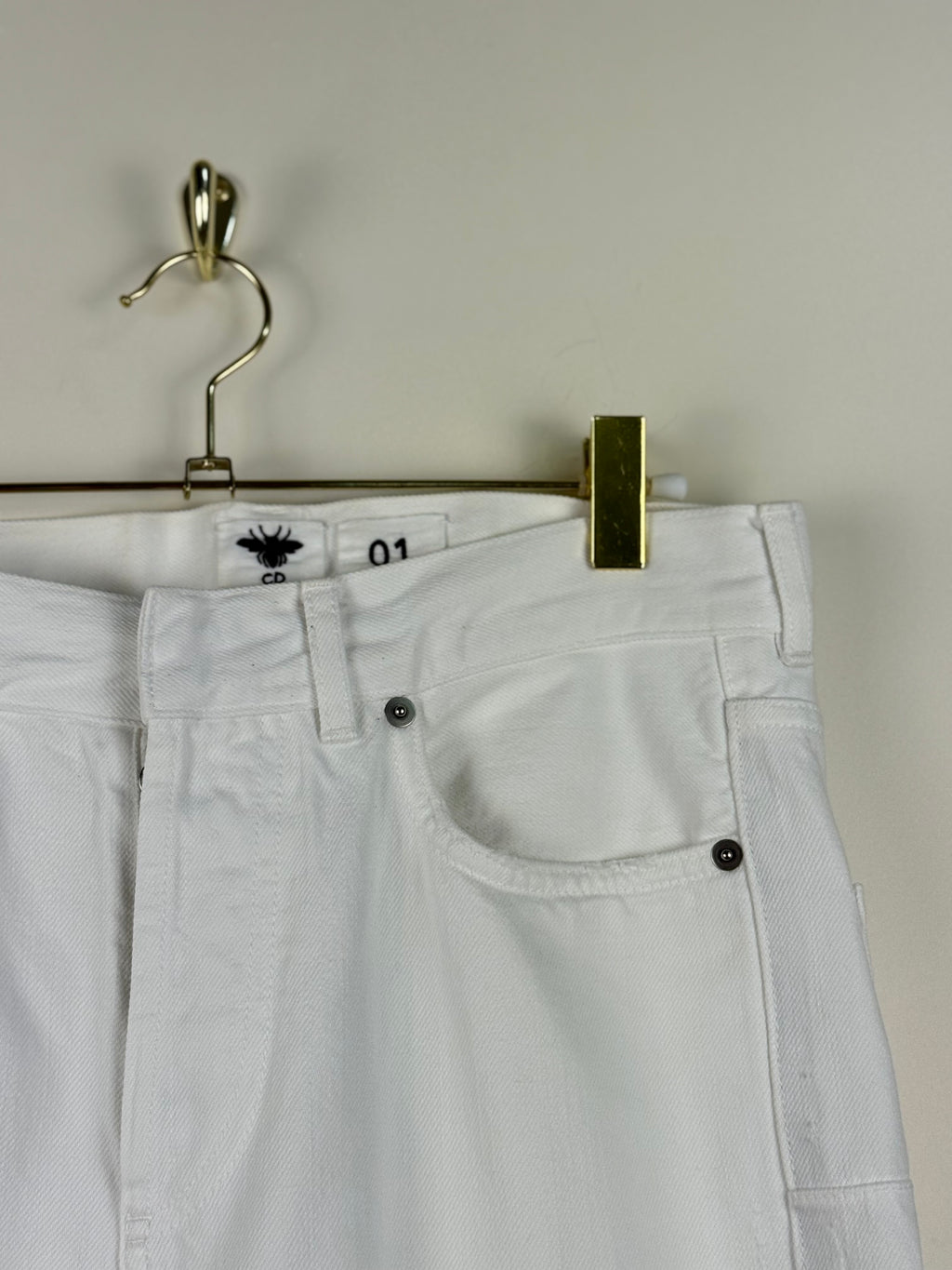 Dior Jeans – Weiss – Gr. 32 DE (34 FR)