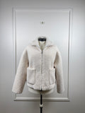 Betta Corradi Teddy-Jacke – Weiss – Gr. M