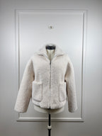 Betta Corradi Teddy-Jacke – Weiss – Gr. M