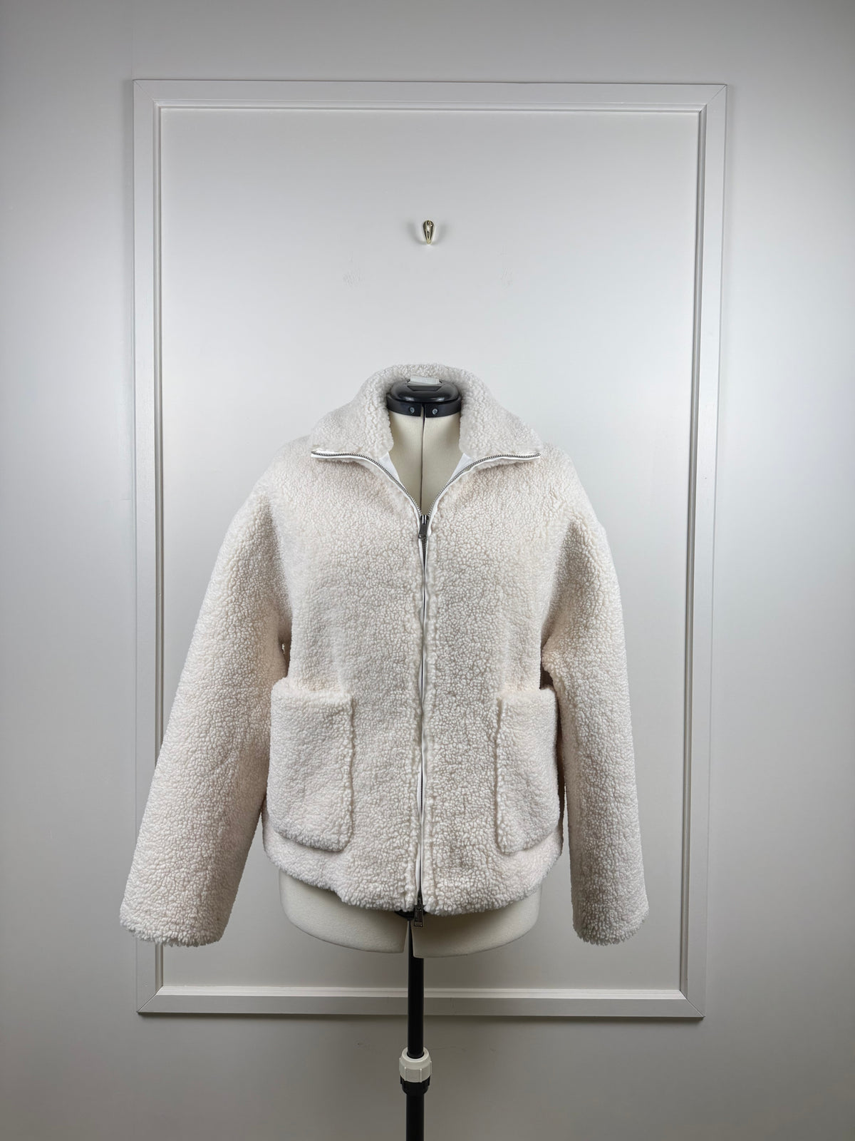 Betta Corradi Teddy-Jacke – Weiss – Gr. M
