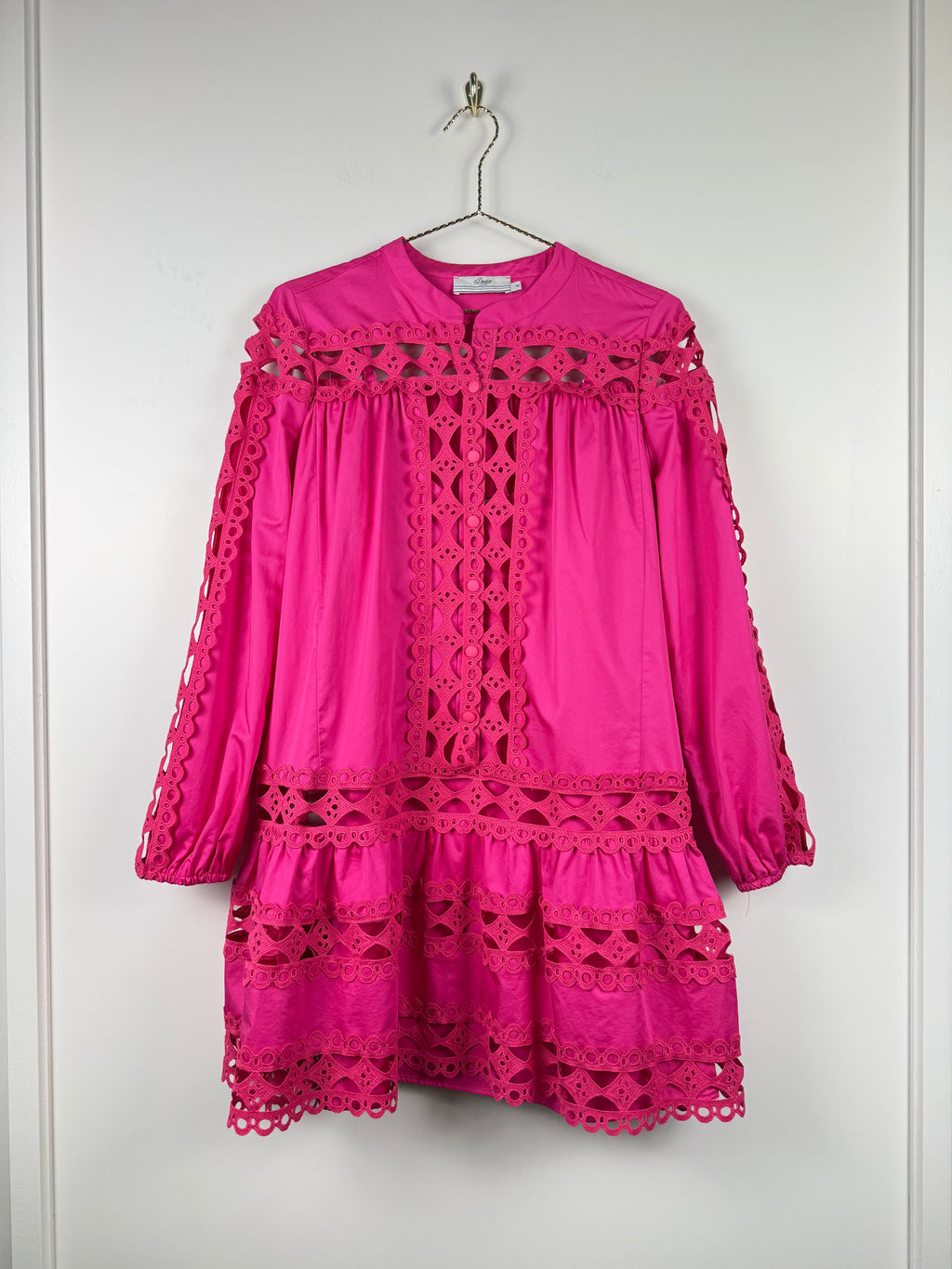 Devotion Kleid mit Unterkleid – Pink – Gr. S