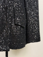 Le Twins Pailletten-Blazer – Schwarz – Gr. 34 DE (38 IT)