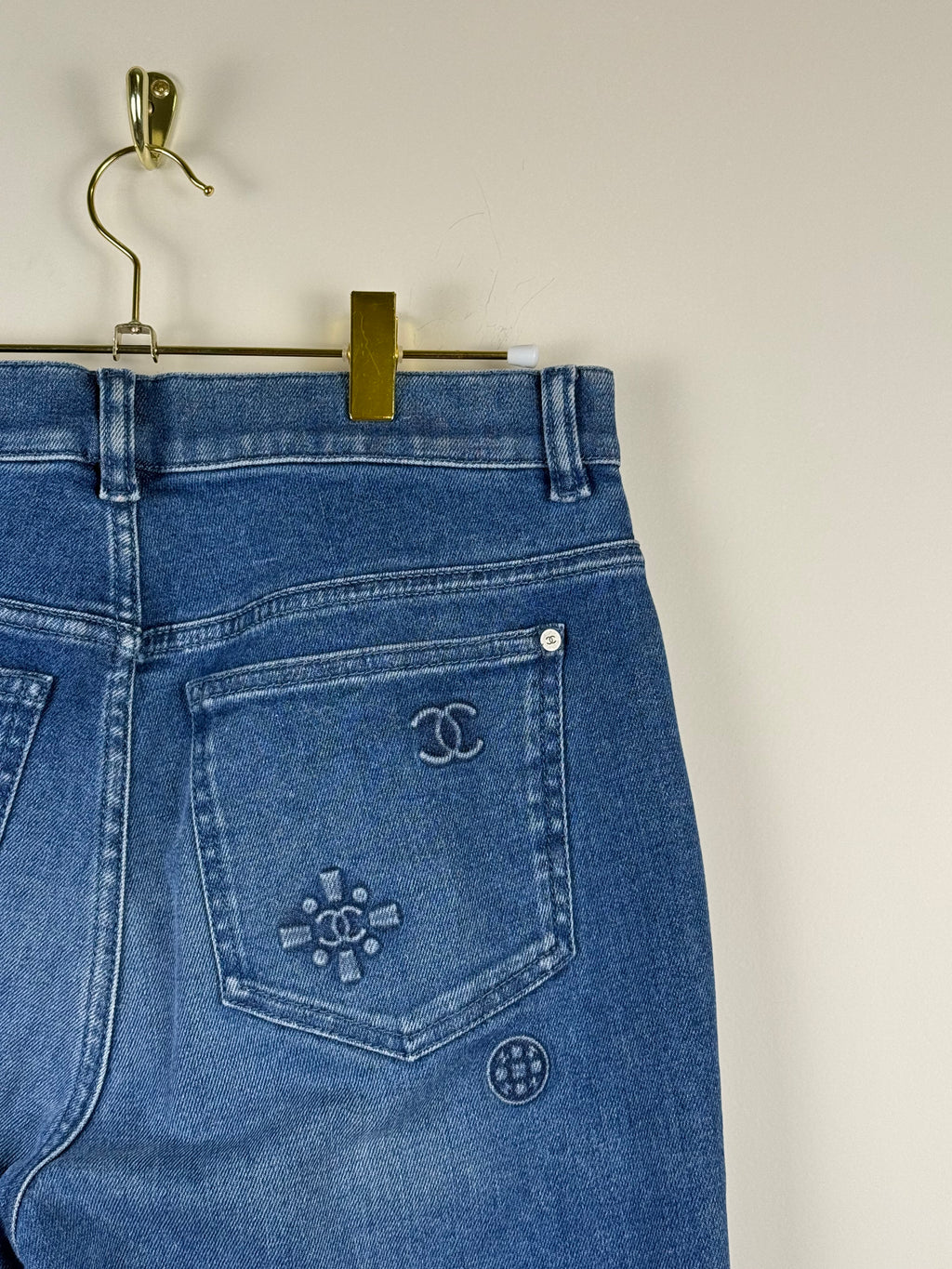 Chanel 22P Blue Jeans Sz. 38 DE (40 FR)