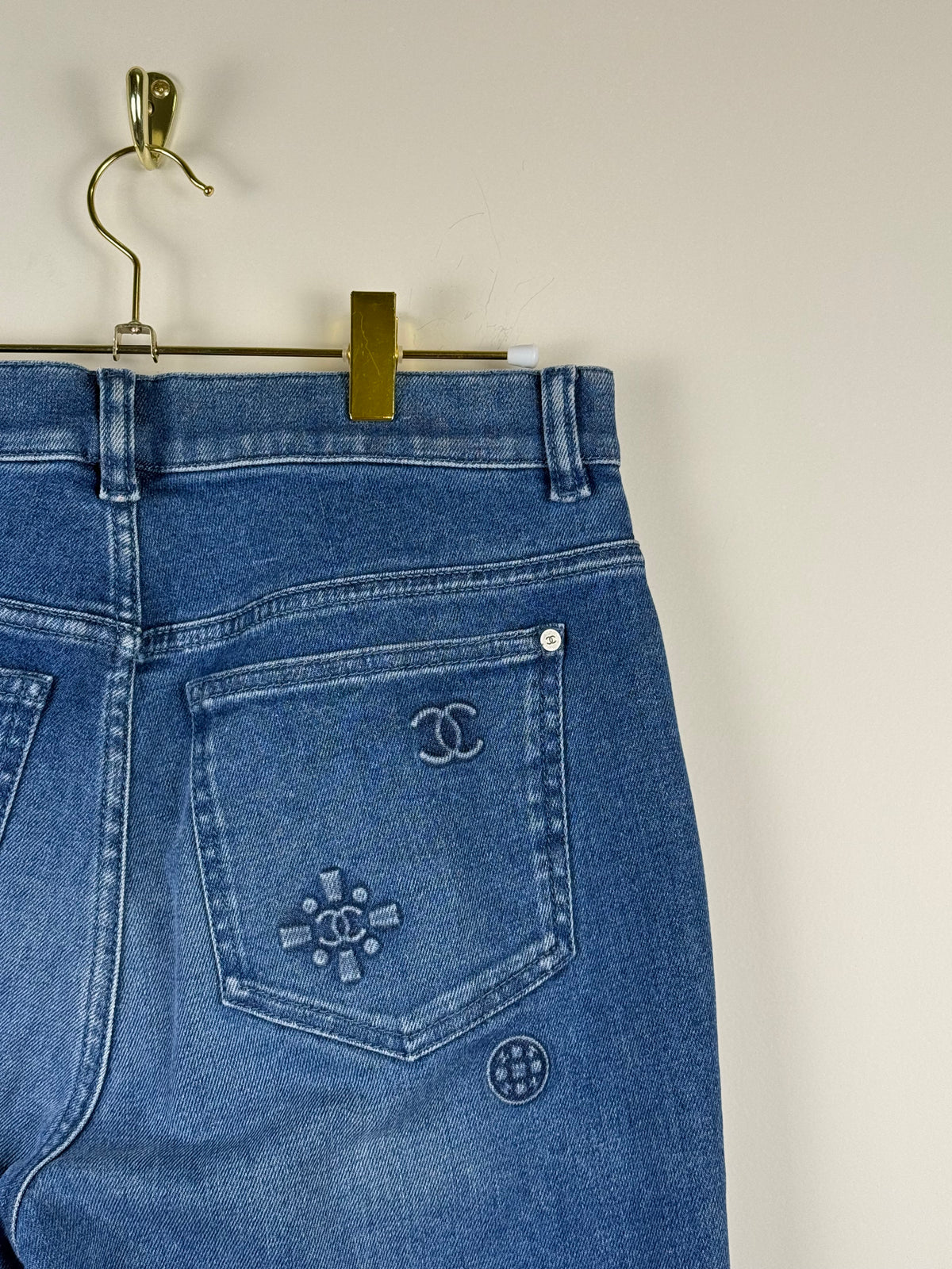 Chanel 22P Jeans Blue Sz. 38 DE (40 FR)