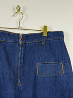 Sandro Jeans mit weitem Bein – Blau – Gr. 40 DE (42 FR)