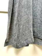Ermanno Scervino Linen Tunic with Lace Details Grey Sz. M
