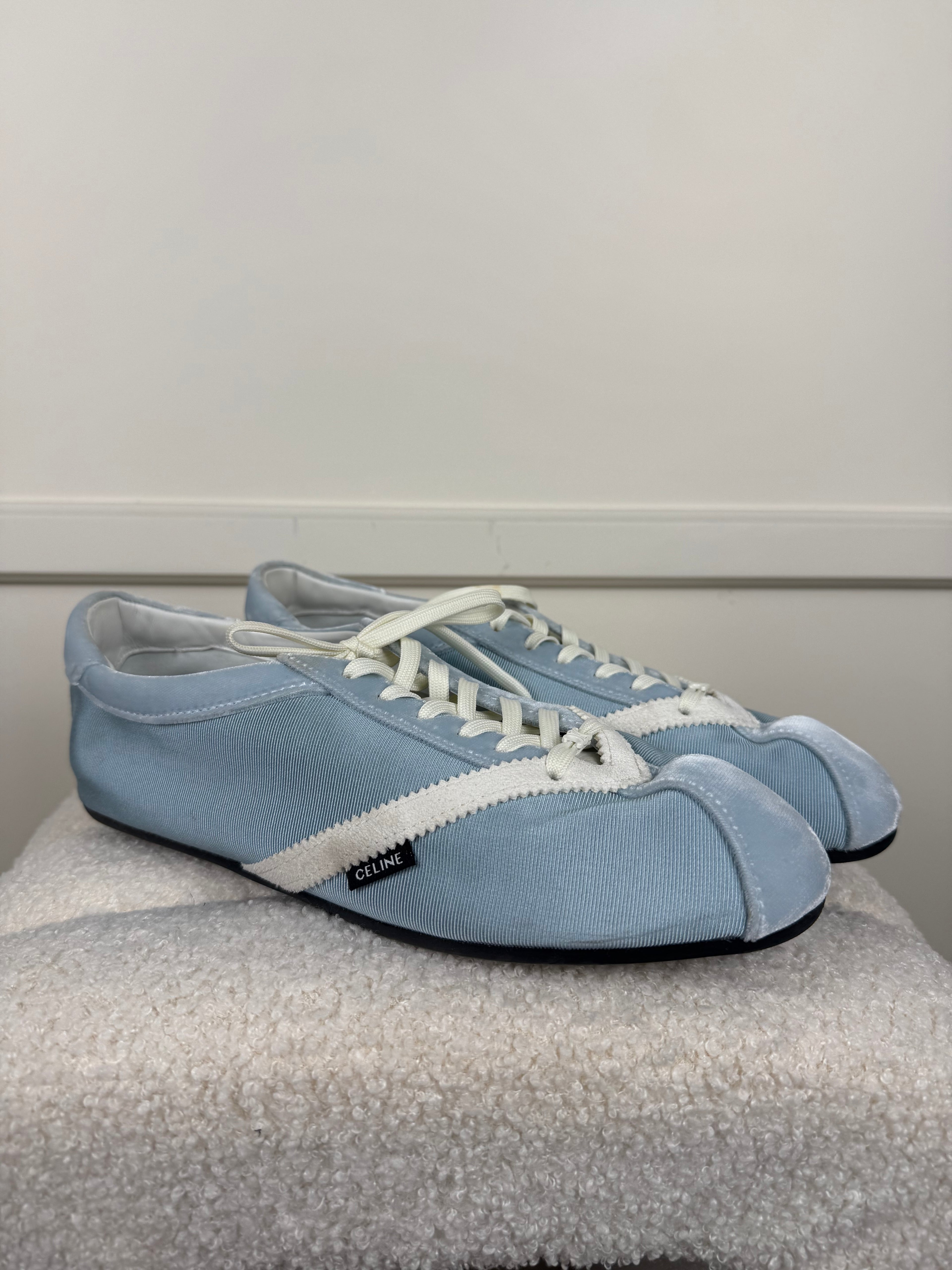 Celine The Flat Sneaker – Hellblau – Gr. 40 EU