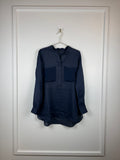 Joseph Ramie Silk Blouse Blue Sz. 40 DE (42 FR)