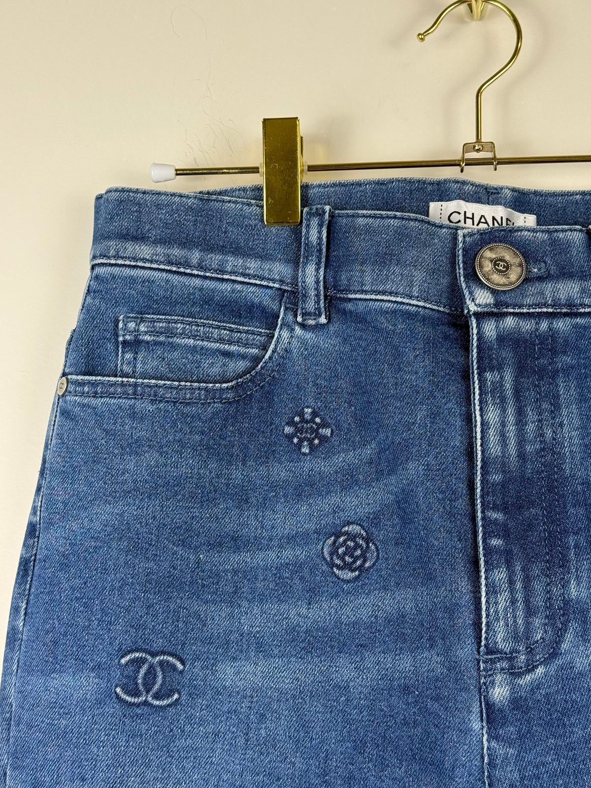 Chanel 22P Jeans Blue Sz. 38 DE (40 FR)