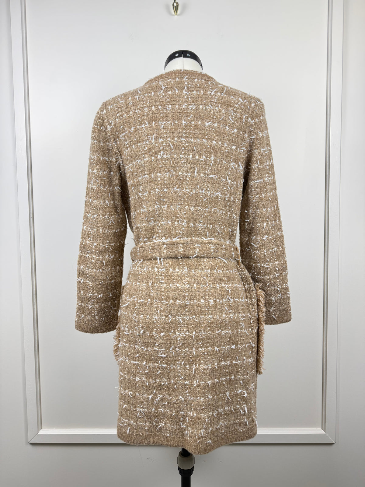 Bruno Manetti Jäcklein mit Bindegürtel – Beige – Gr. 34 DE (38 IT)