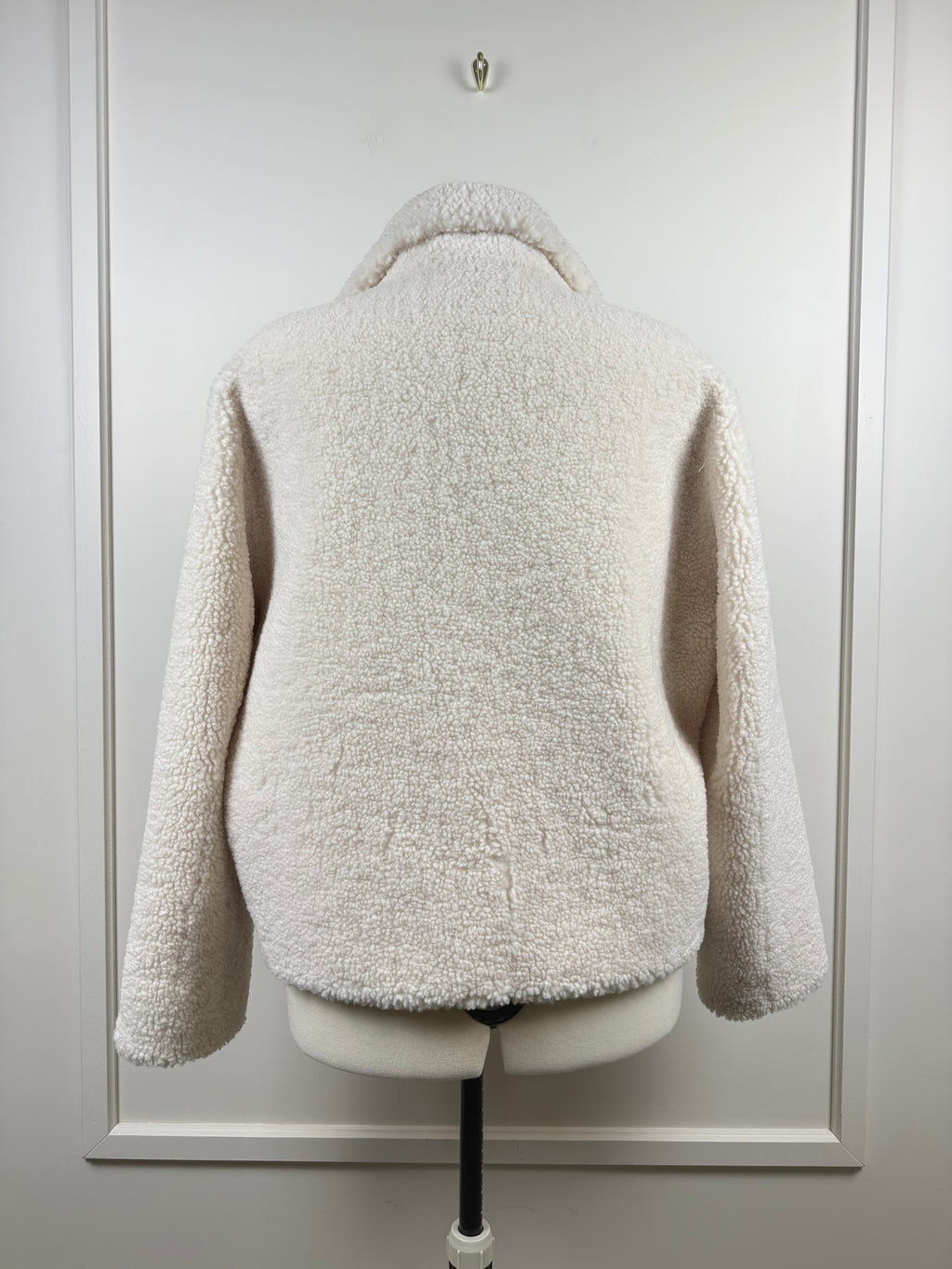 Betta Corradi Teddy-Jacke – Weiss – Gr. M