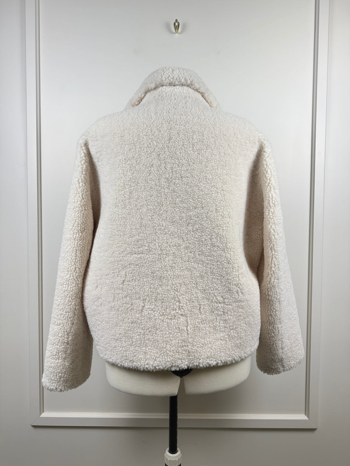 Betta Corradi Teddy-Jacke – Weiss – Gr. M