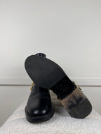 Valentino Boots – Schwarz mit Gold Details – Gr. 38 EU