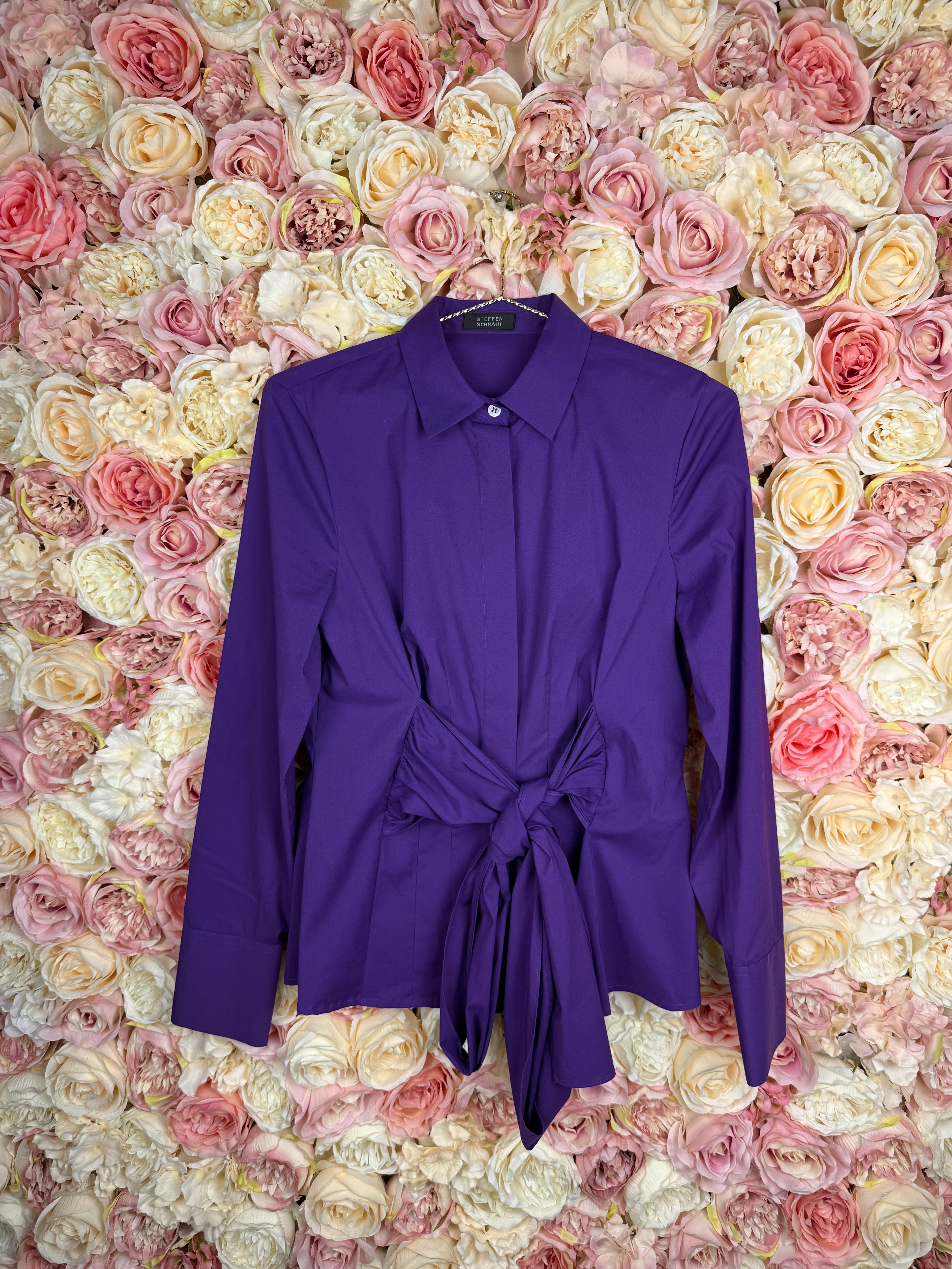 Steffen Schraut Blouse Purple Sz. 36 DE