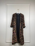 Etro Mantel mit floralen Samt-Details – Multicolor – Gr. 40 DE (44 IT)