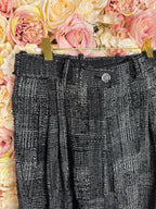 Chanel 22A Tweed Pants Grey Sz. 32 DE (34 FR)