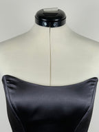 Sovaye Shiny Top Dark Grey Sz. S