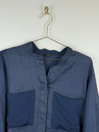 Joseph Ramie Silk Blouse Blue Sz. 40 DE (42 FR)