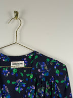 Zadig & Voltaire Kleid mit Blumenprint – Dunkelblau/Multicolor – Gr. XS