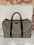 Gucci Boston Joy Monogram Bag Beige Brown