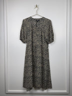 A.P.C. Kleid mit Leo-Print – Beige/Schwarz – Gr. 36 DE (38 FR)