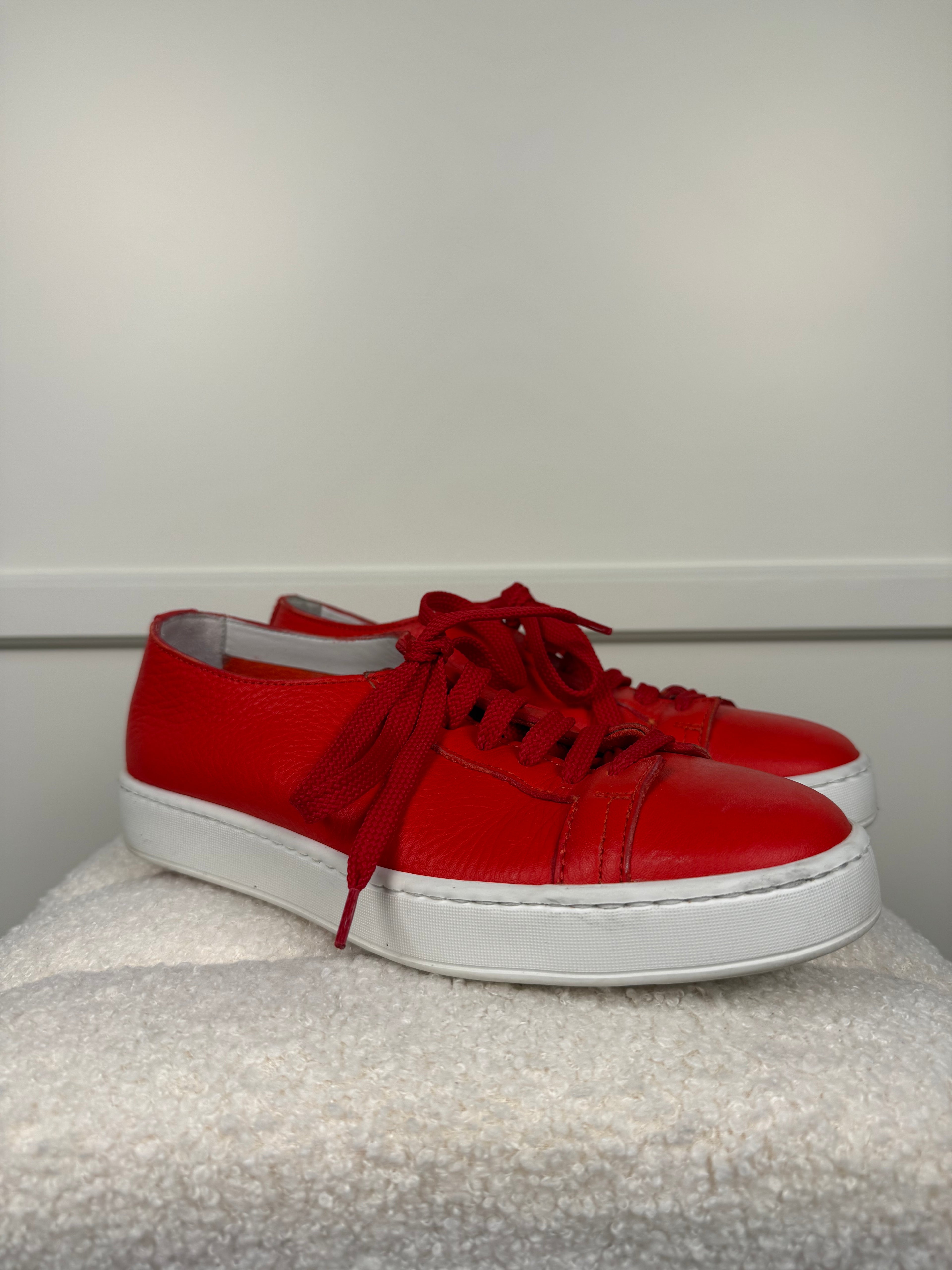 Santoni Leder Sneakers – Verschiedene Farben – Gr. 39