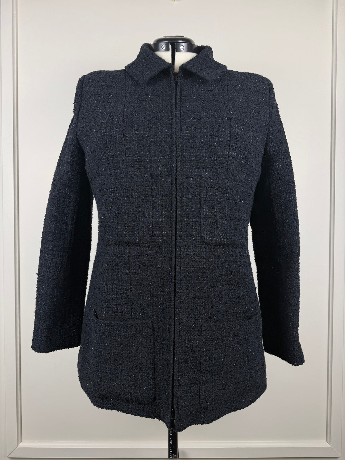 Chanel 20S Jacket Dark Blue Sz. 44 DE (46 FR)