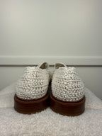 Chloé Woven Loafers Ivory Sz. 39 EU