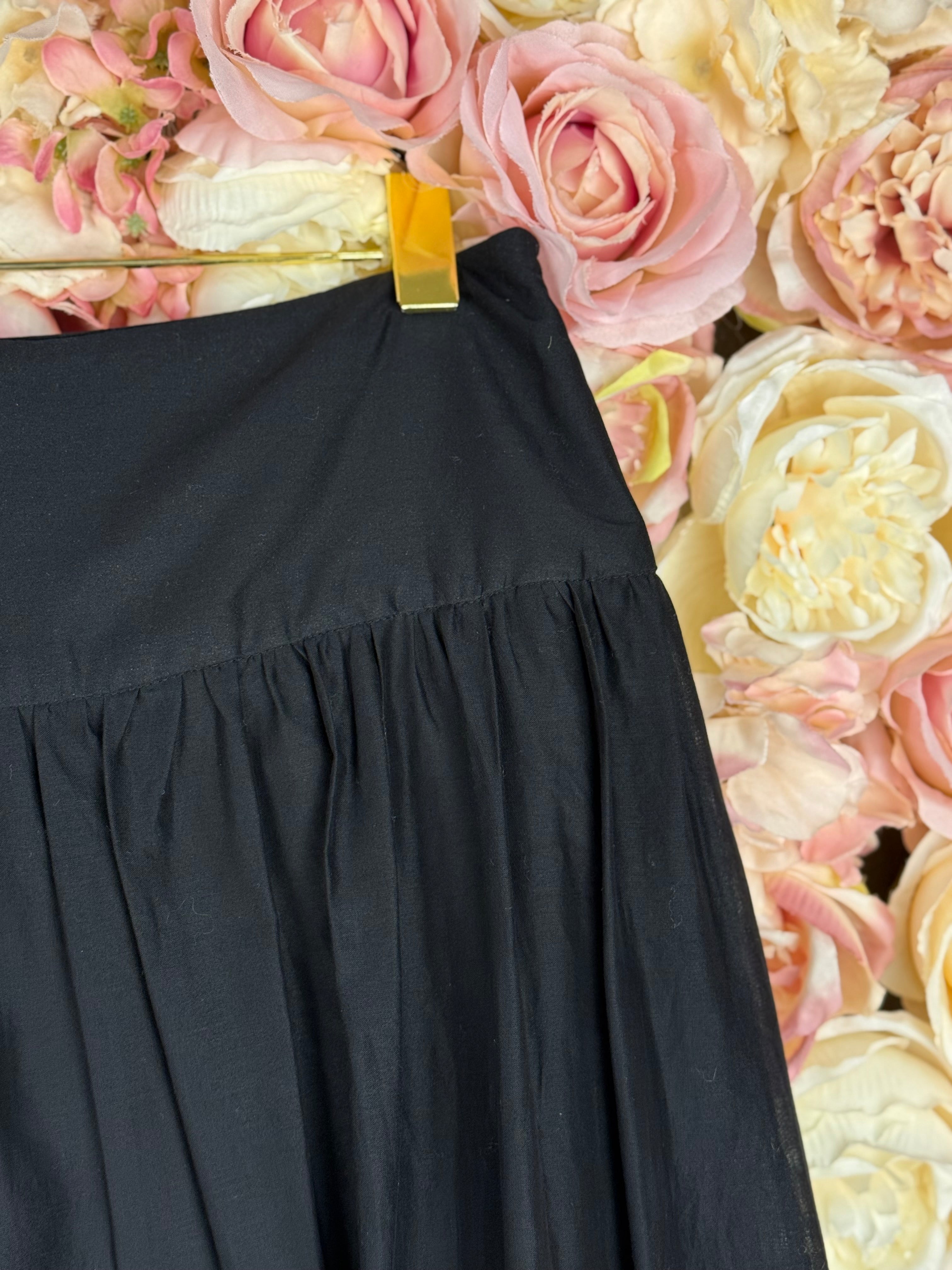 Brooks Brothers Cotton Skirt Black Sz. S