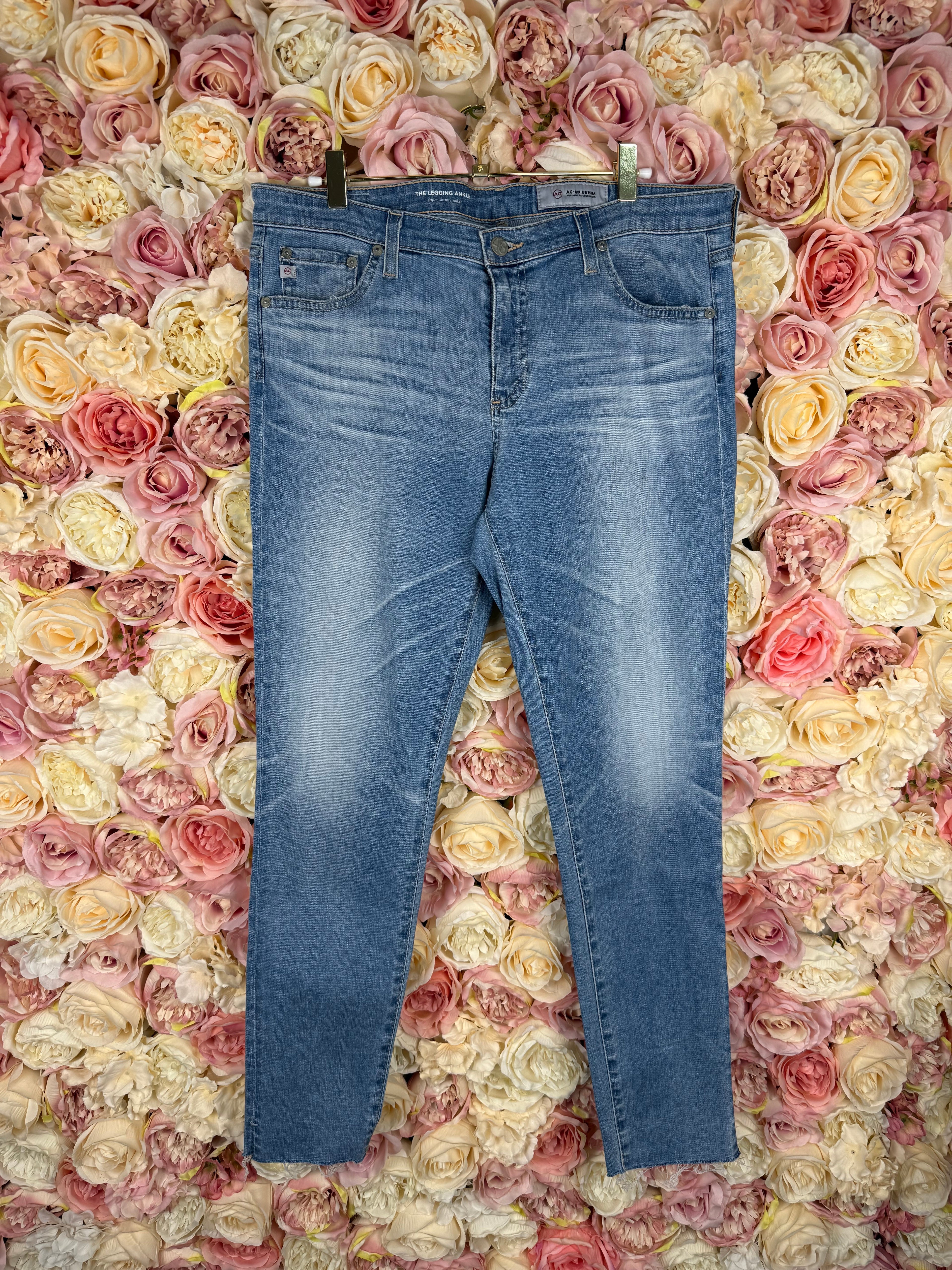 Adriano Goldschmied Jeans "The Legging Ankle" Light Blue Sz. 32