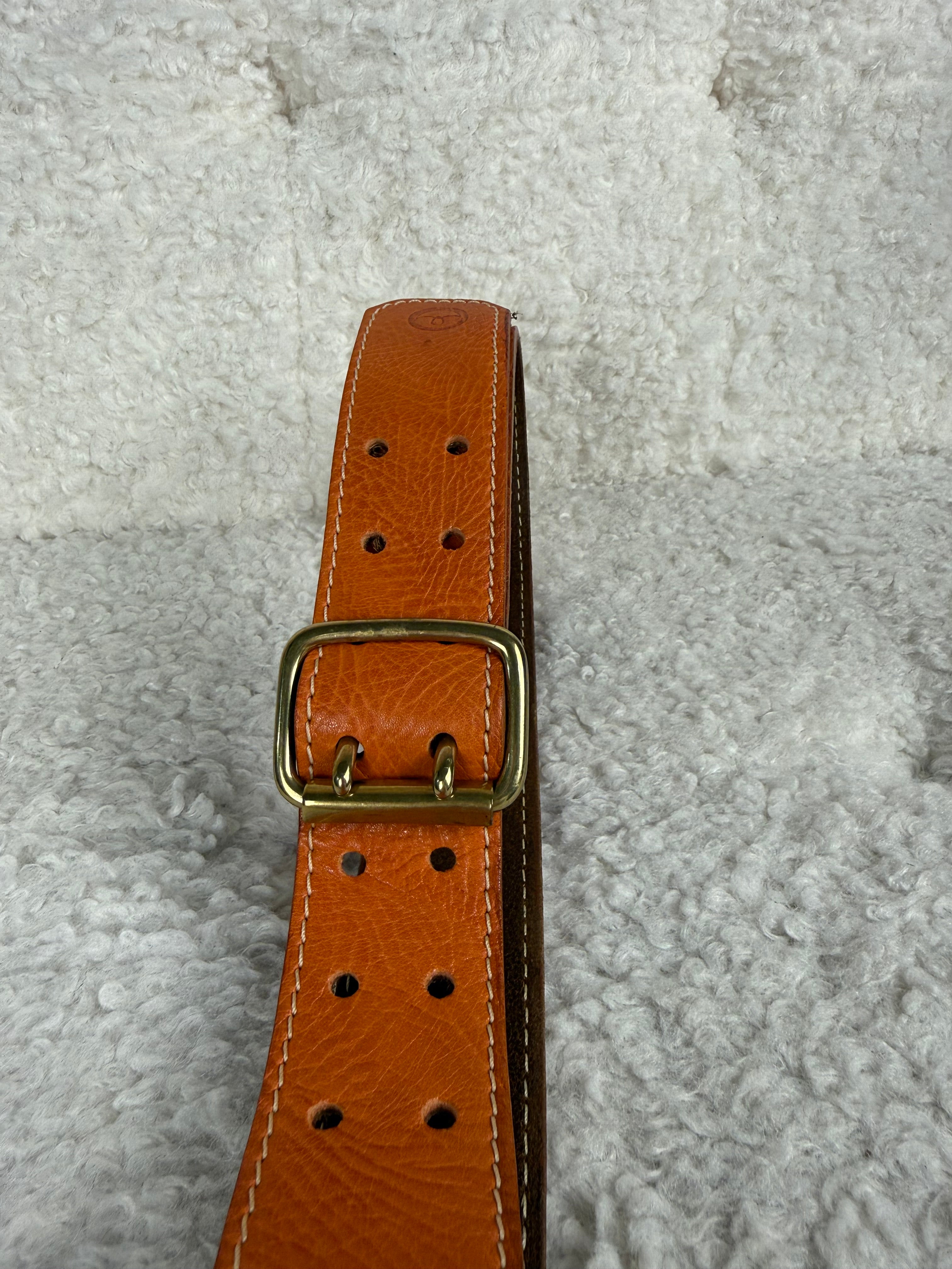 Jean Louis Fernandez Belt Orange Sz. 80