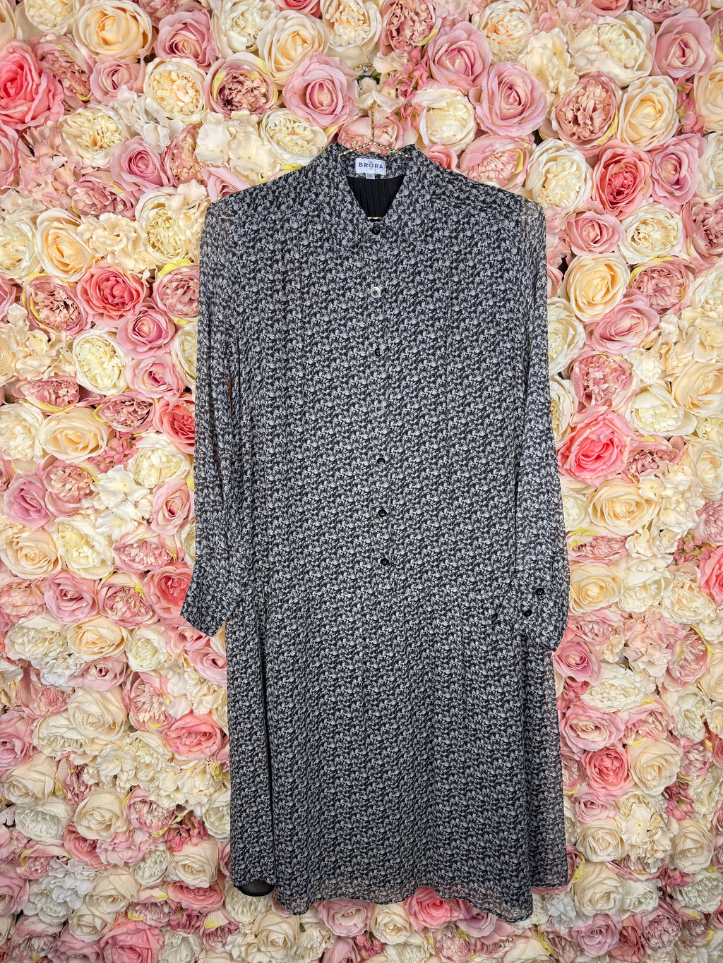 Brora Dress Black Grey Sz. 38 DE (10)