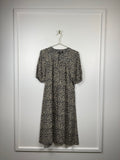 A.P.C. Kleid mit Leo-Print – Beige/Schwarz – Gr. 36 DE (38 FR)