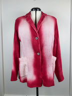 Avant Toi Linen Cotton Mix Jacket Red Sz. L