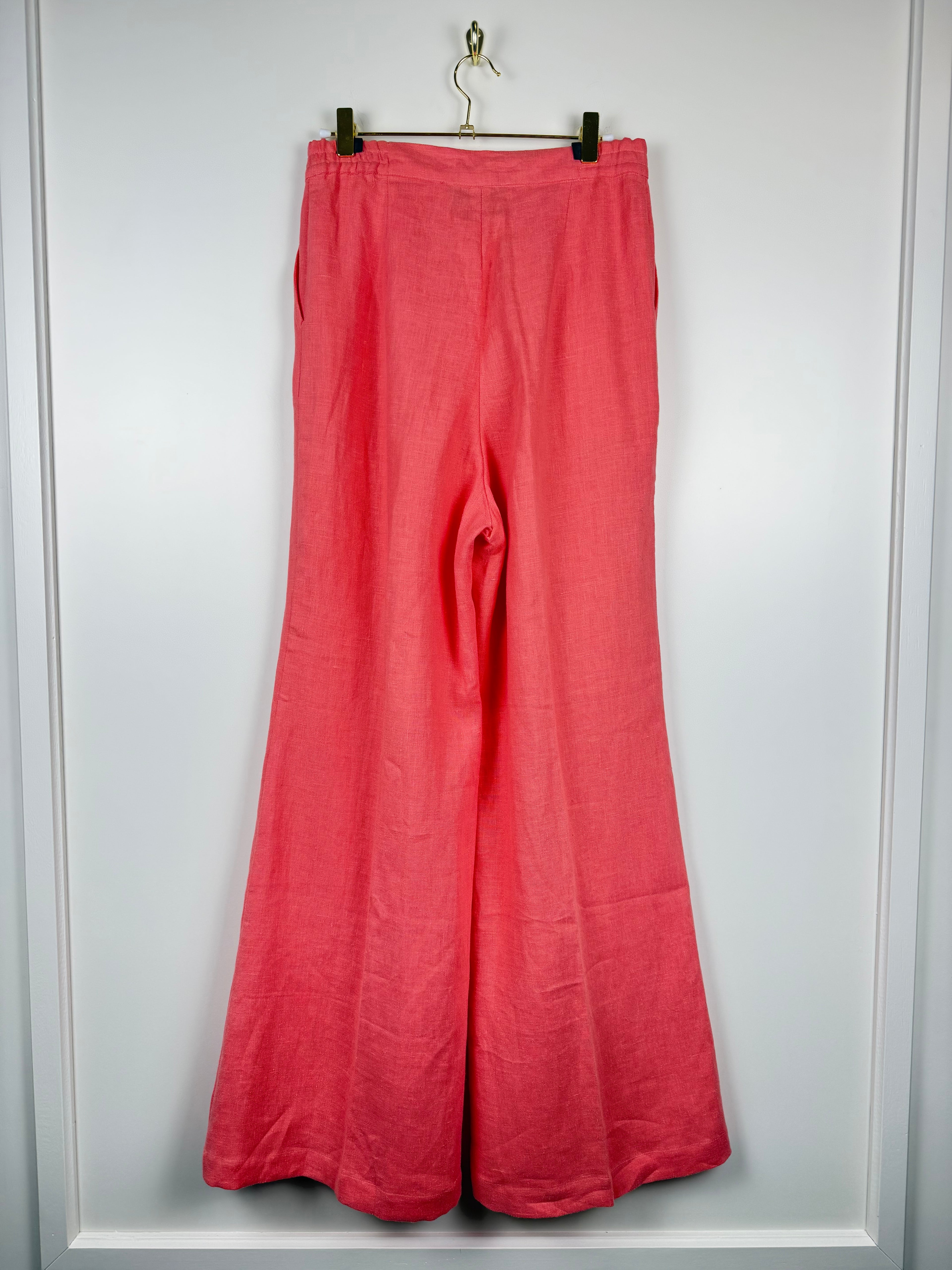 Sleeper Linen Pants Coral Sz. S