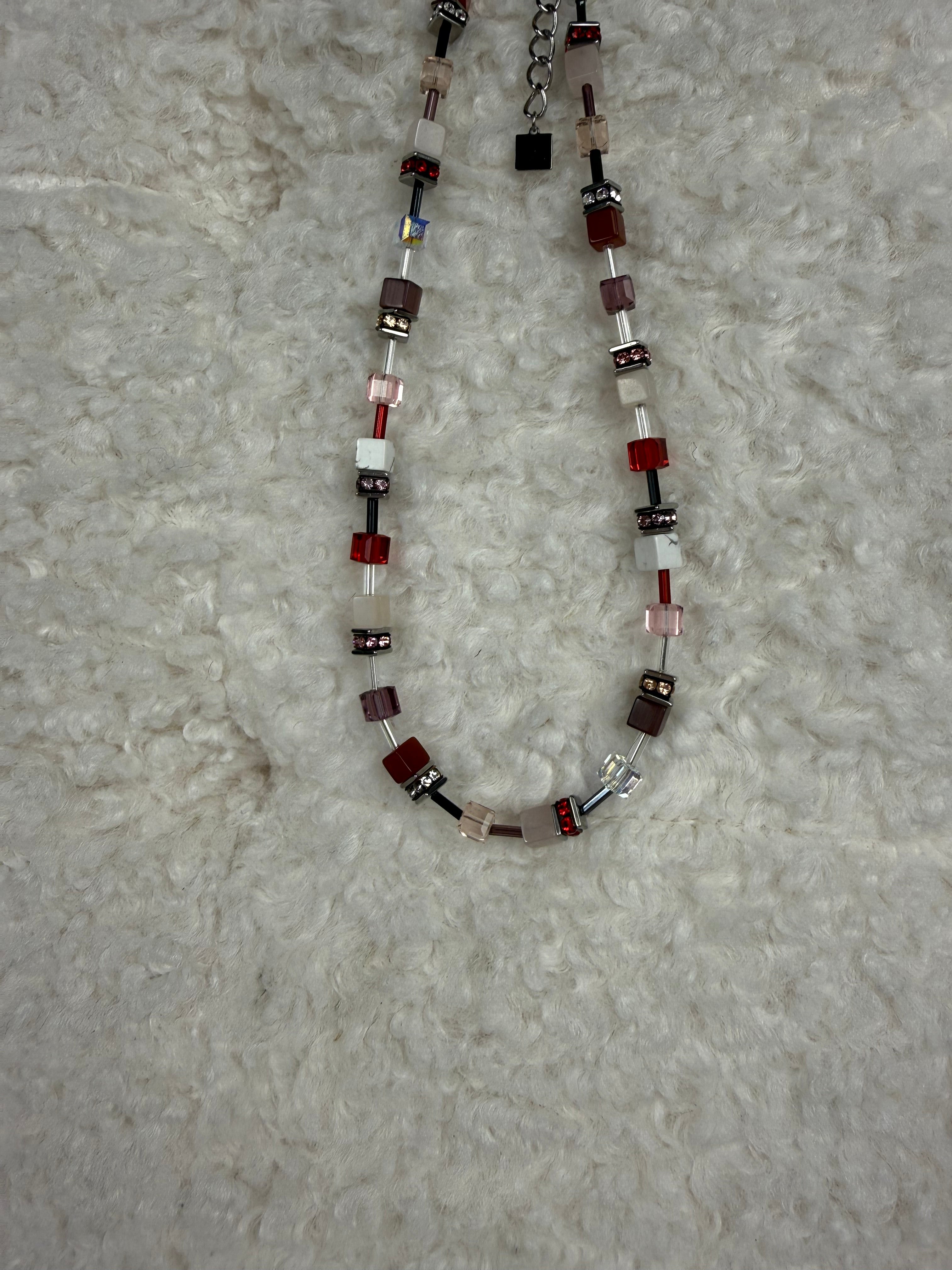 Coeur De Lion Necklace Purple Multi