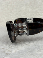 Chanel Sunglasses with little Pearls Brown