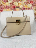 Ferragamo Top Handle Bag Beige