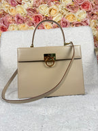 Ferragamo Top Handle Bag Beige
