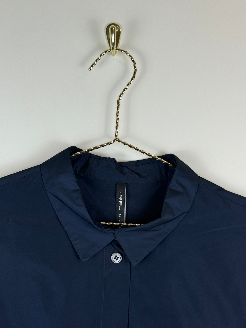 Peter O. Mahler Shirt Dark Blue Sz. M