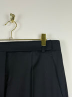 Max Mara Classic Wool Pants Black Sz. 44 DE