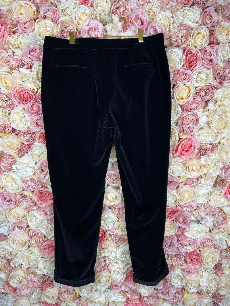 Etro Velvet Pants Black Sz. 44 DE