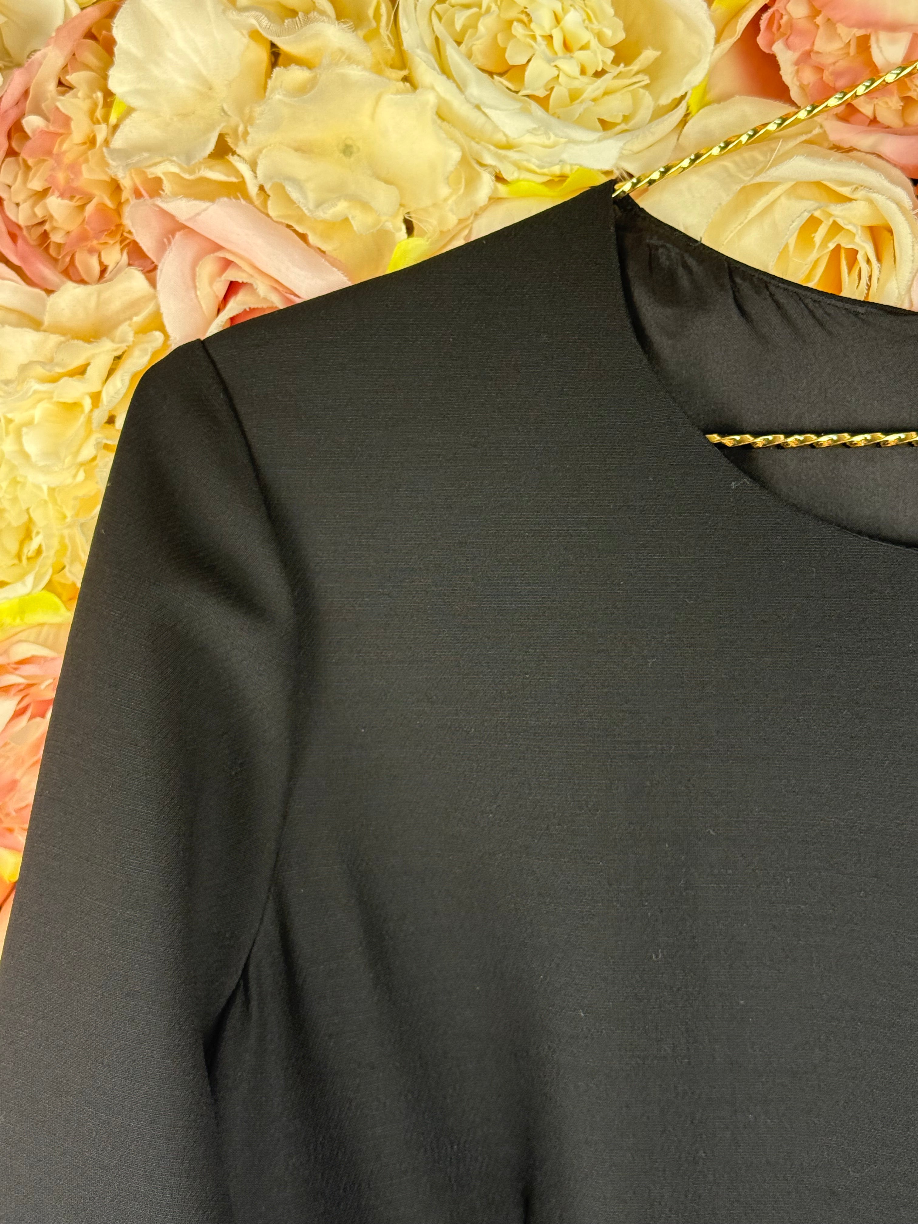 Valentino Classic Dress Black Sz. 42 DE (46 IT)