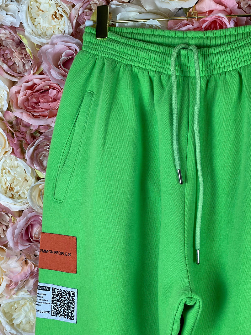 Common People Sweat Set Neon Green Sz. S