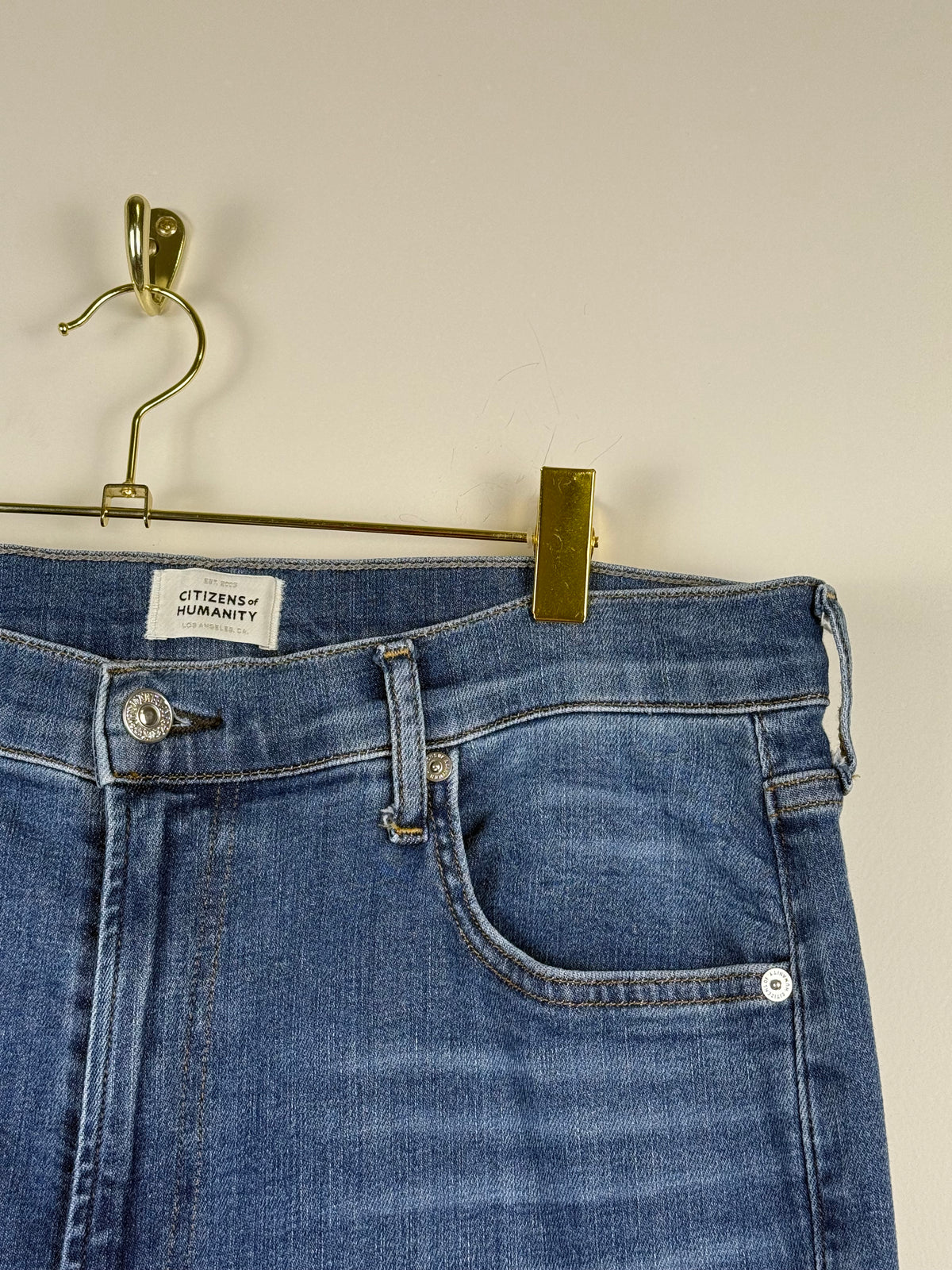 Citizens of Humanity Jeans "Isola Cropped" Blue Sz. 31