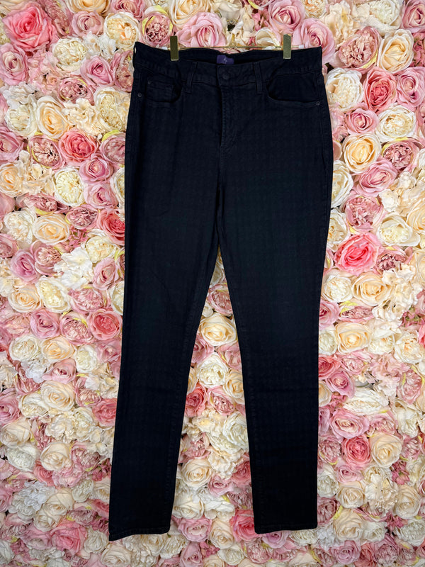 NYDJ Jeans Skinny Black with Pattern