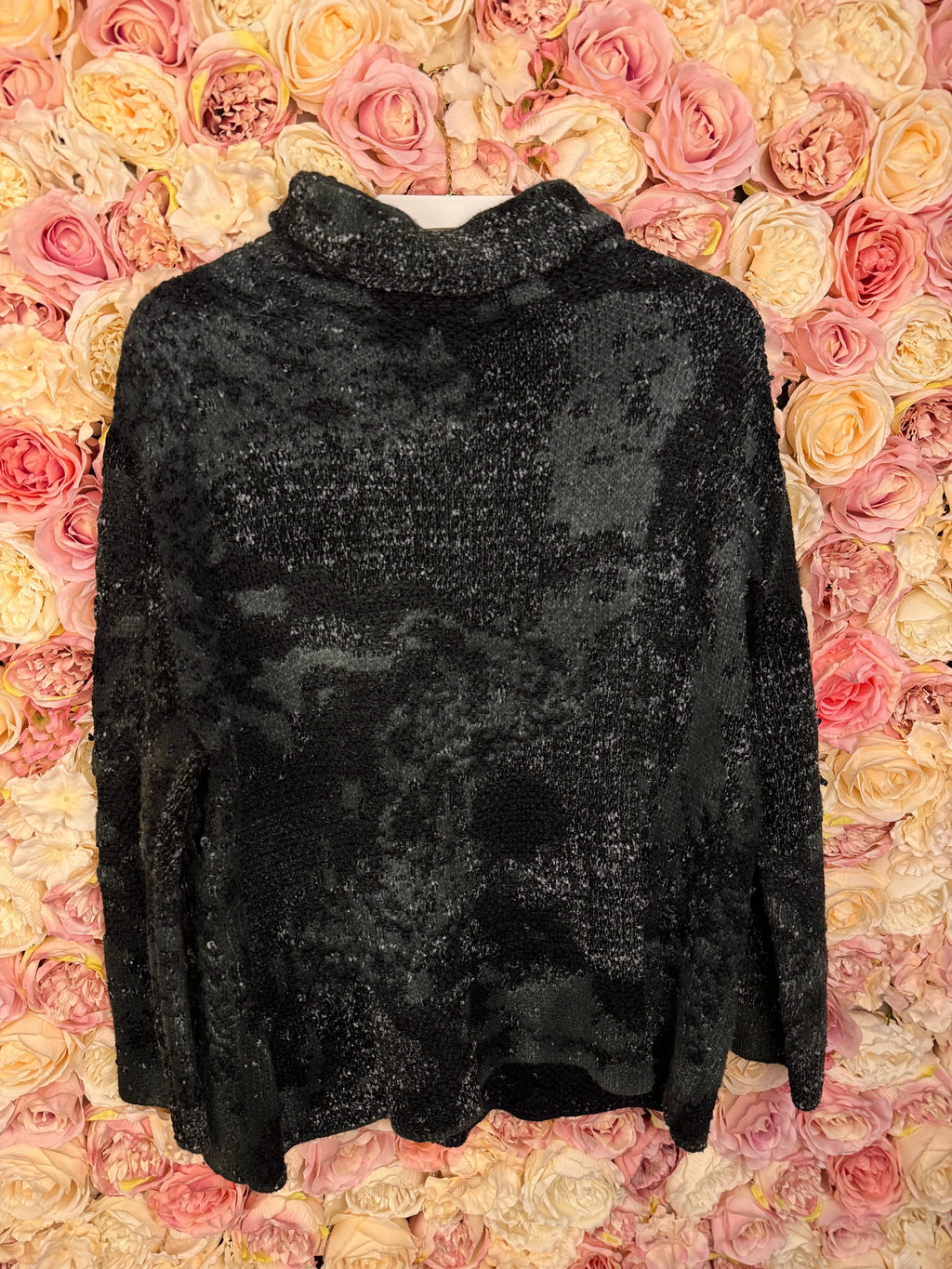 Avant Toi Turtle Neck Sweater Silk Mix Green Sz. S