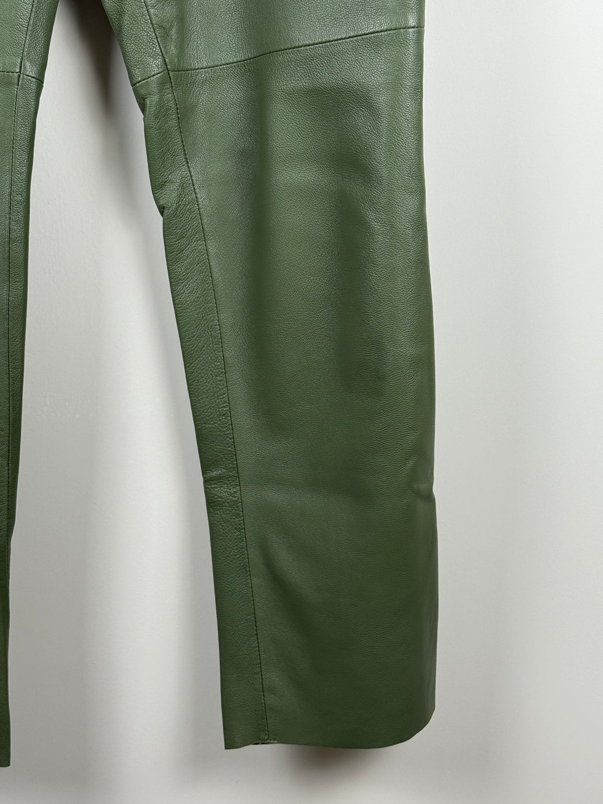 Oakwood Lederhose – Olive – Gr. S